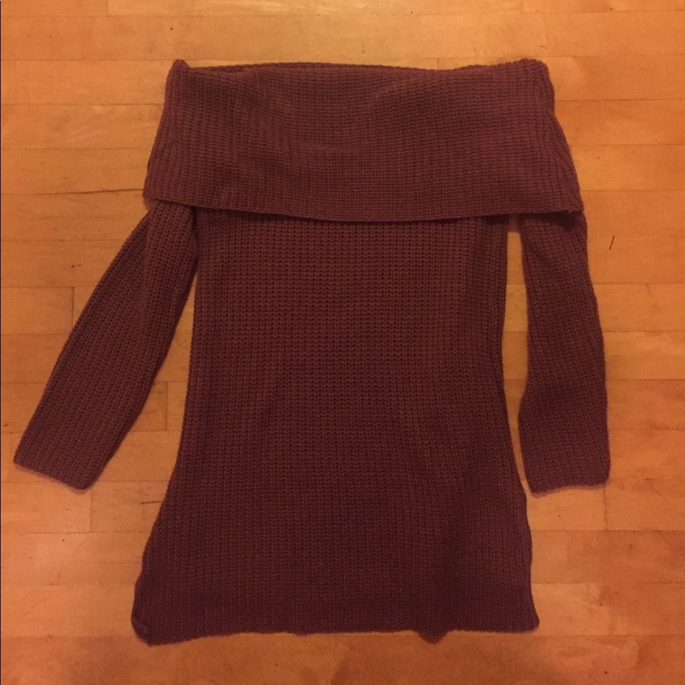 Off the shoulder sweater